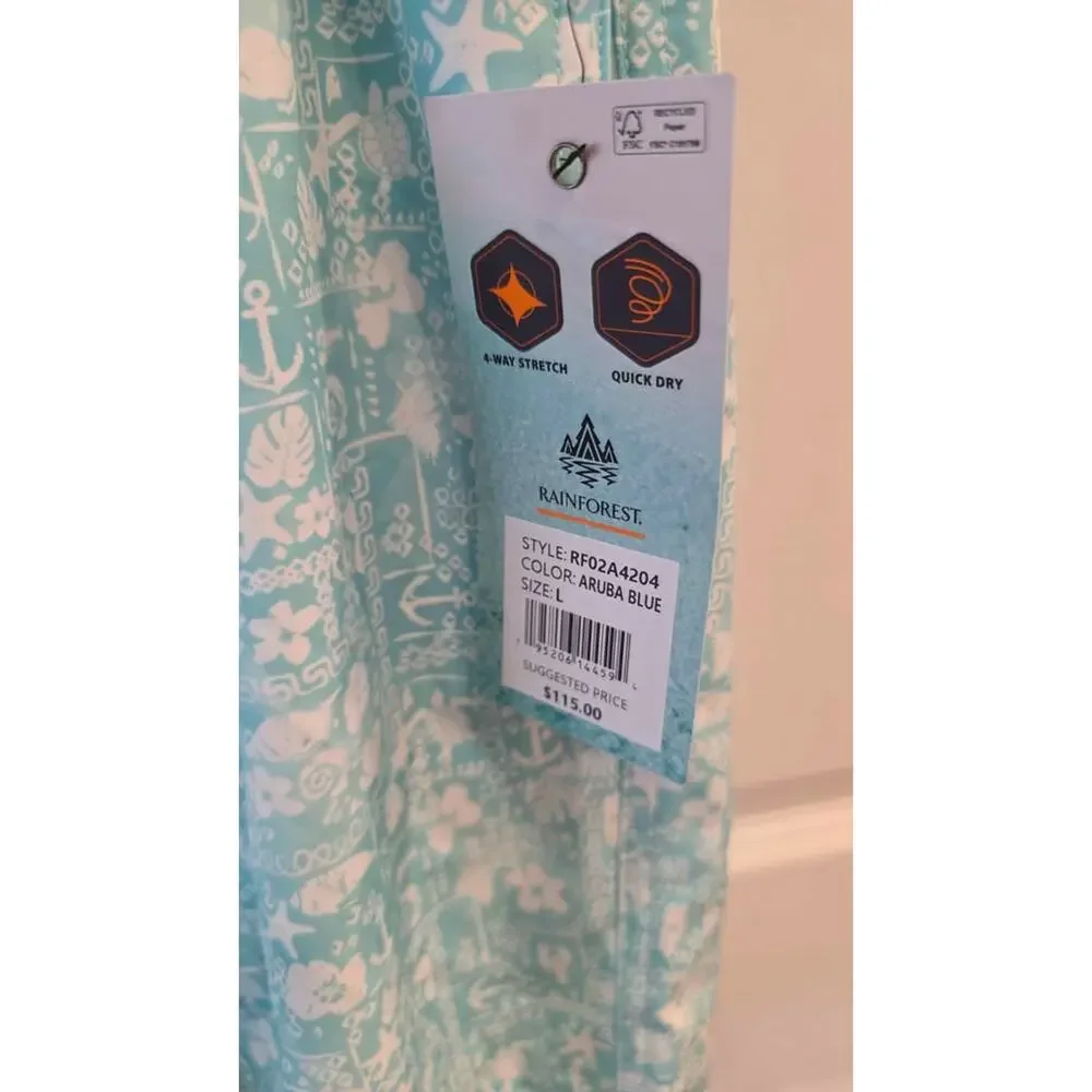 NWT Rainforest Swim Trunks - Size L